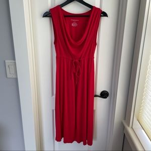 Red Liz Lange Maternity Dress Size M